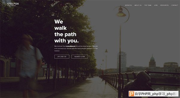 Stelfox in 35 Minimalistic Website Designs for December 2013