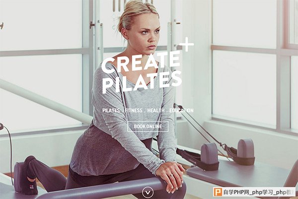 Create Pilates in 35 Minimalistic Website Designs for December 2013