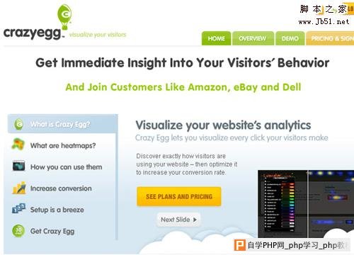 crazyegg 25 Tools to Improve Your Websites Usability