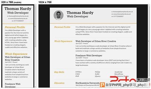 Responsive-HTML-CSS3-CV-Template