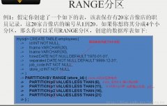 MySQLrange分区（二） - mysql数据库栏目 - 自学php