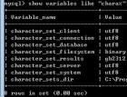 关于mysql数据库dos窗口下显示数据库表中中文的方