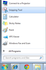 WIN7自带截图工具快捷键 - Windows操作系统 - 自学