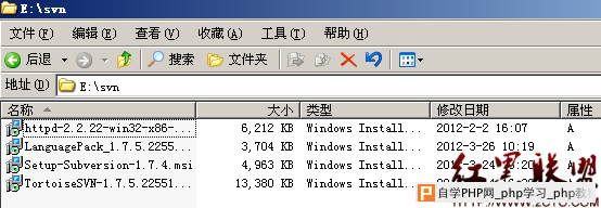 windows2003搭建SVN服务器 - Windows操作系统 - 自学p