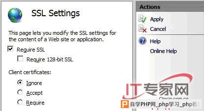 配置 SSL设置