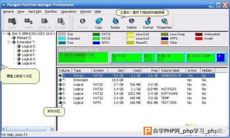 用PM8.0实现NTFS到FAT的无损转换