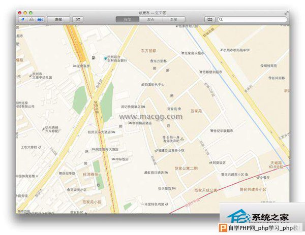  MAC如何使用地图查看交通状况