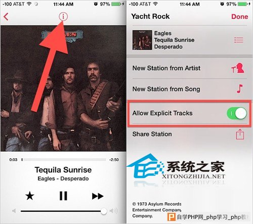  MAC中将iTunes Radio的歌词自动过滤功能取消的方法