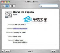 MAC用户如何通过MAC管理自己的通讯录_苹果MAC_操作