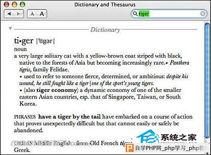  Mac中如何通过Dictionary翻译单词