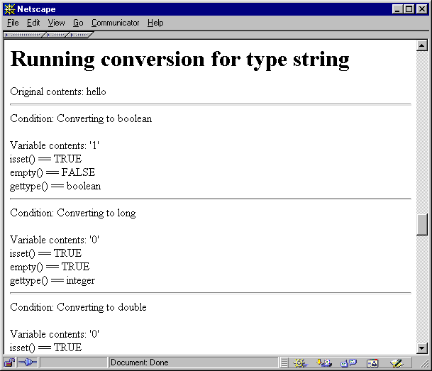 Php string to int